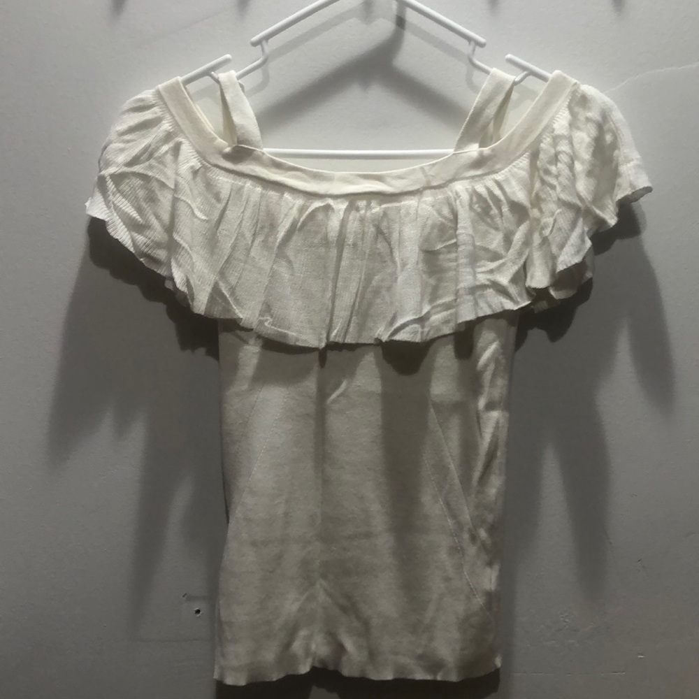 Strapless/strapped White Blouse